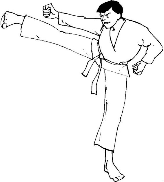 566x626 Coloring Pages Amazing Karate Coloring Pages 10 Karate Coloring