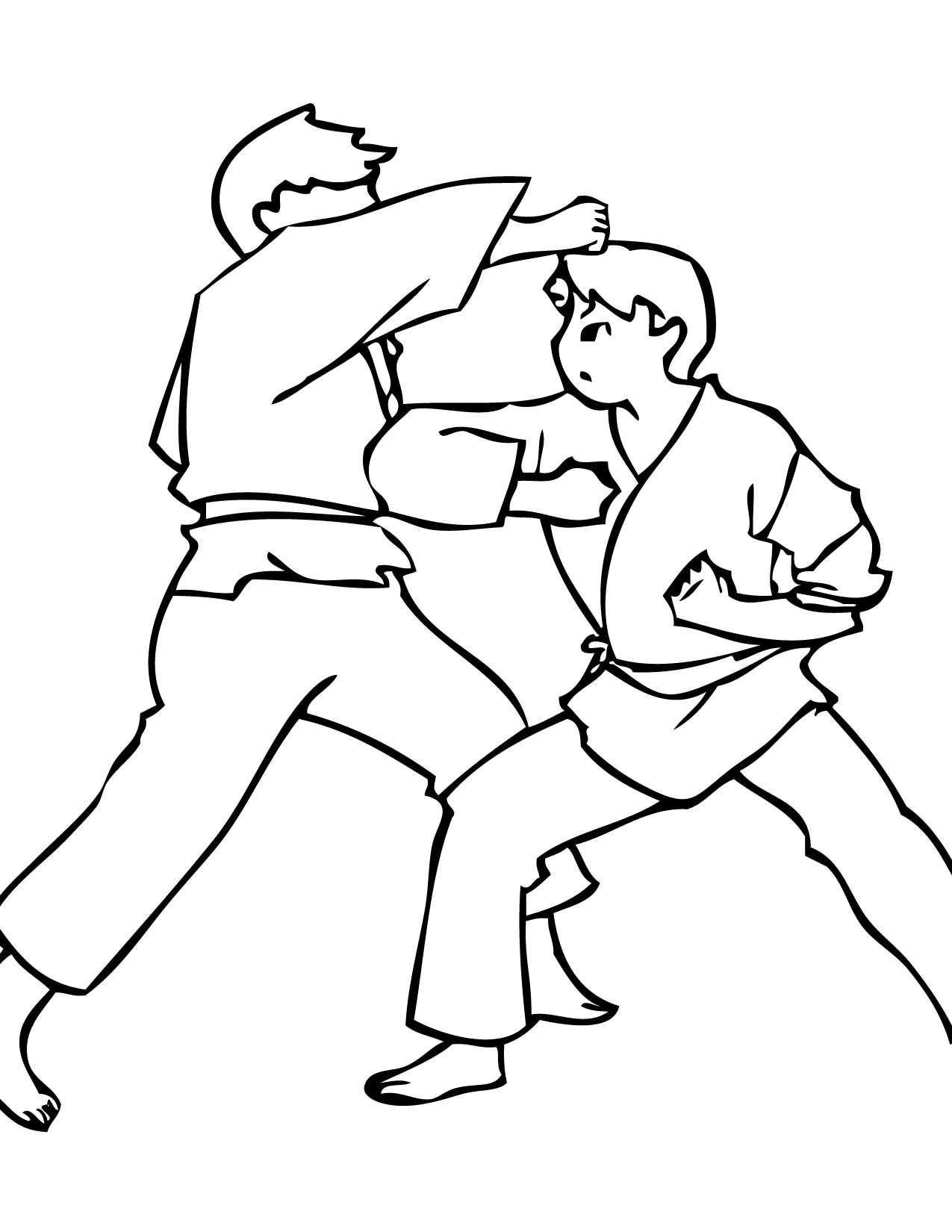 1275x1650 Coloring Pages Nice Karate Coloring Pages Ink Karate Coloring