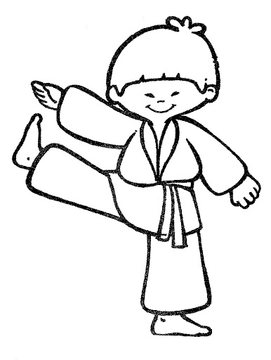 386x512 Coloring Pages Karate Kid Free Coloring Pages Sports Doing Now