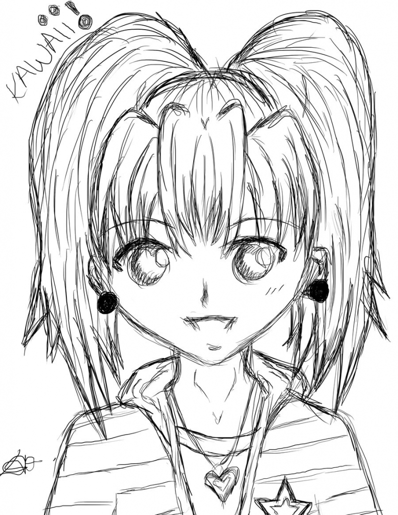 791x1024 Kawaii Anime Drawing Anime Girl Kawaiicelestialmaho