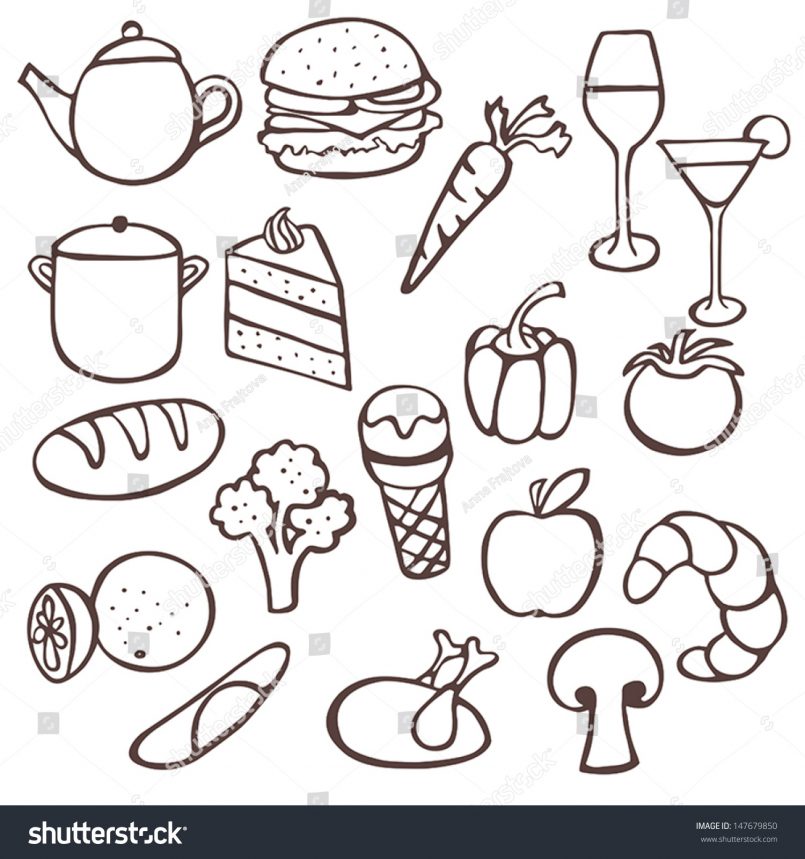 805x859 Drawing Cute Drawings Food And Drinks Plus Cute Drawings