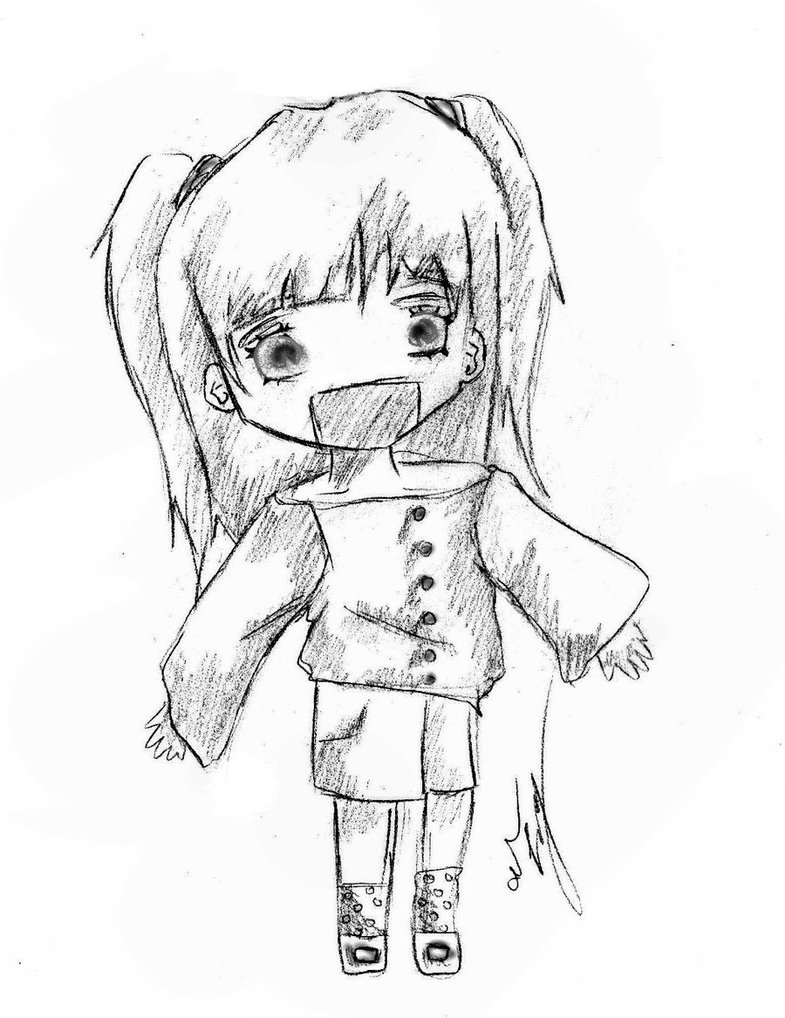 785x1018 Kawaii Chibi Girl By Allyanime