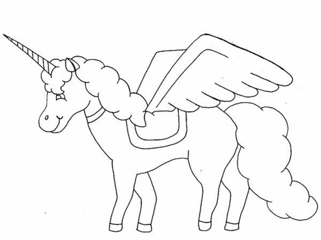 1024x768 Cartoon Unicorn Drawing How To Draw A Cute Cartoon Unicorn (Kawaii