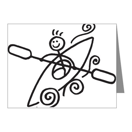 460x460 Kayak Thank You Cards Kayak Note Cards
