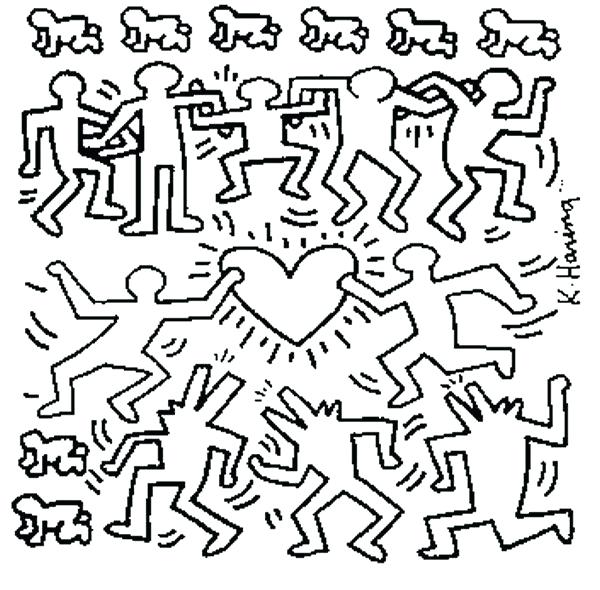 Keith Haring Drawing at GetDrawings | Free download