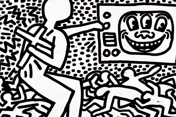 560x374 Keith Haring The Political Line Opens In San Francisco