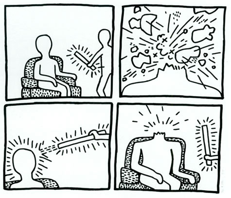 475x408 The Blueprint Drawings Keith Haring