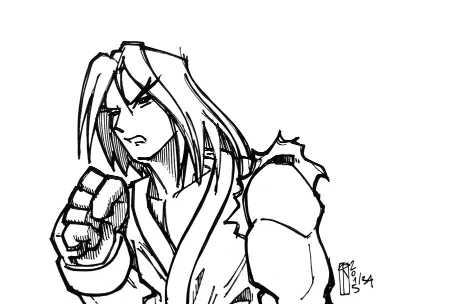 900x607 Streetfighter 2 Ken Kwills