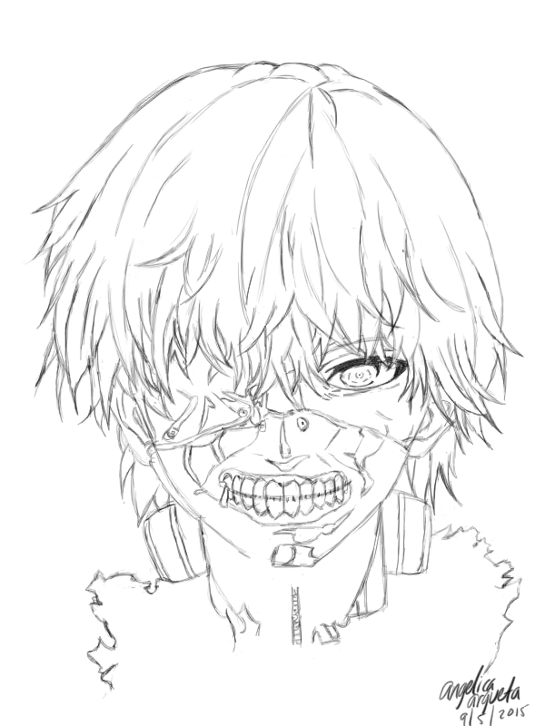 The best free Kaneki drawing images. Download from 119 free drawings of ...