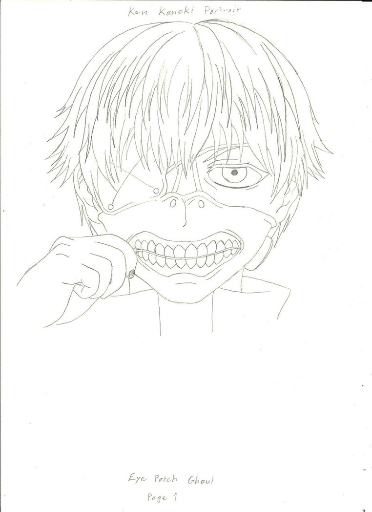 Ken Kaneki Drawing at GetDrawings | Free download