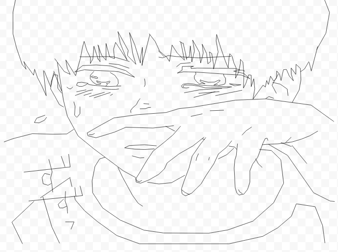 687x512 Ken Kaneki Tokyo Ghoul Lineart By Vividlyinsane