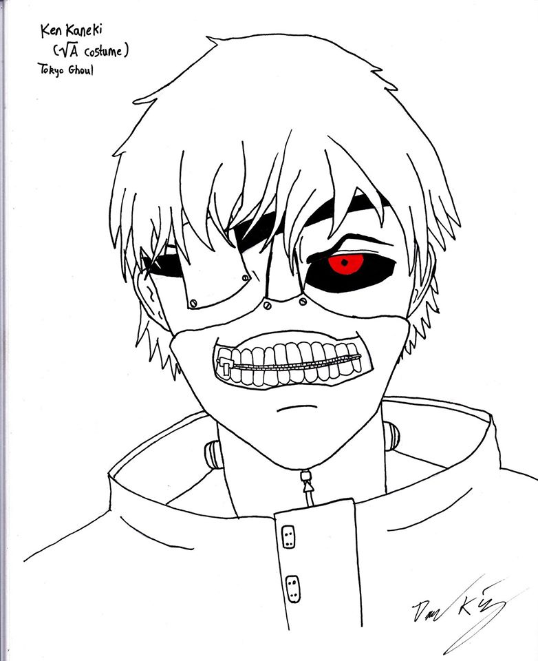 782x960 Old Sketch Of Ken Kaneki By Mrdanieljking
