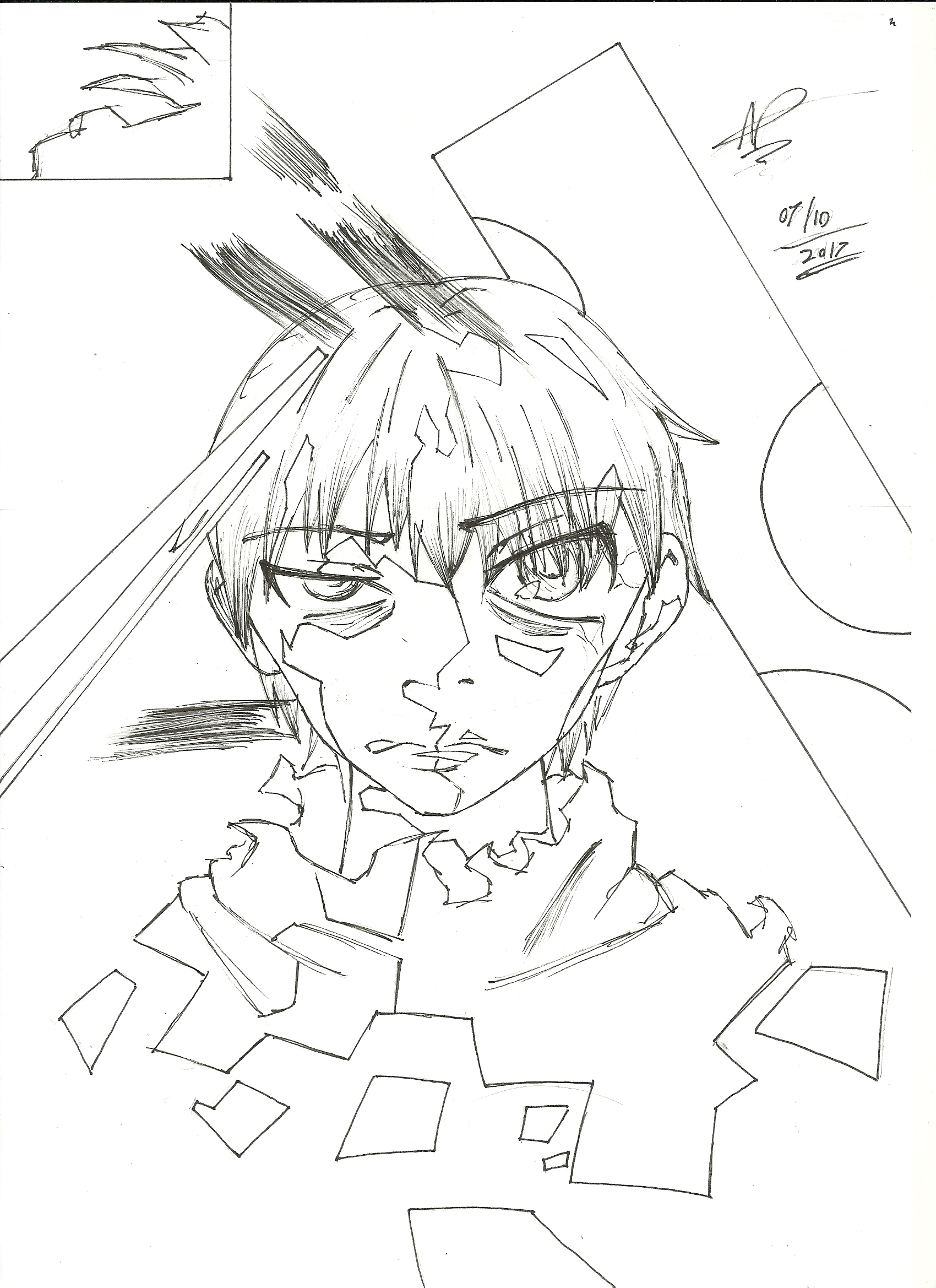 1700x2338 Tokyo Ghoul Ken Kaneki By Scribbleant On Newgrounds