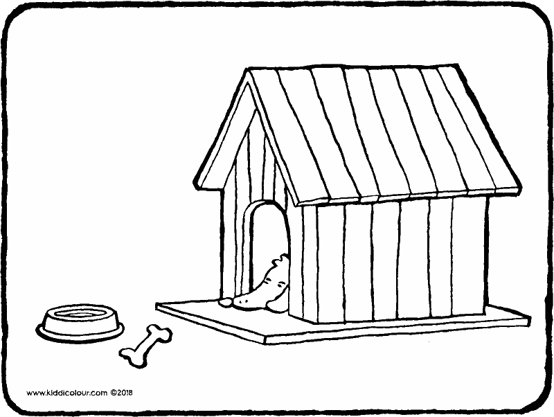 800x602 Dog Colouring Pages