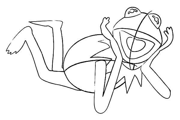 600x400 Kermit The Frog Coloring Pictures Free Download