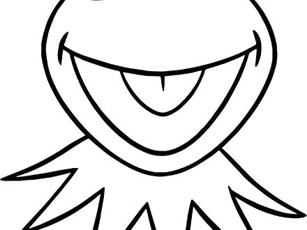 440x330 The Happy Frog Coloring Pages Face S Smiley Best Kermit Colouring