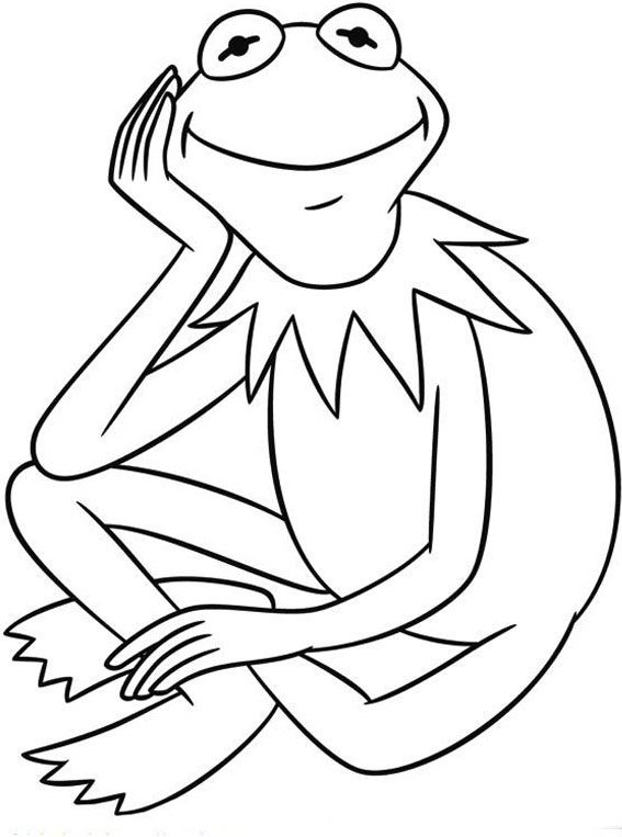 567x763 Kermit The Frog Coloring Pages
