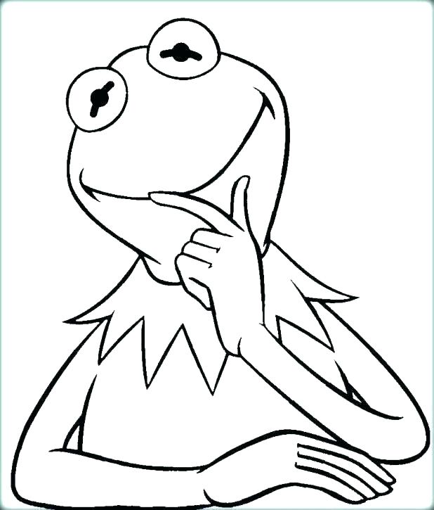 618x725 Kermit The Frog Coloring Pages Goodjelly.co