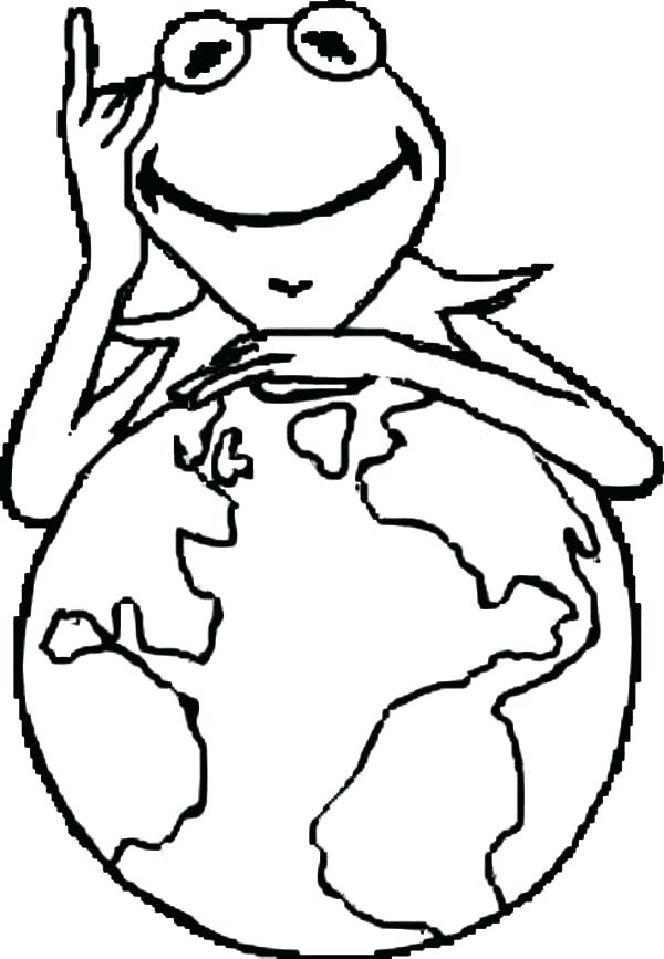600x867 Kermit The Frog Coloring Pages Murs
