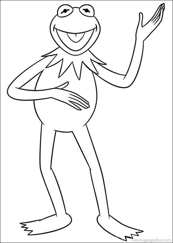 571x800 Best Photos Of Kermit Frog Coloring Pages
