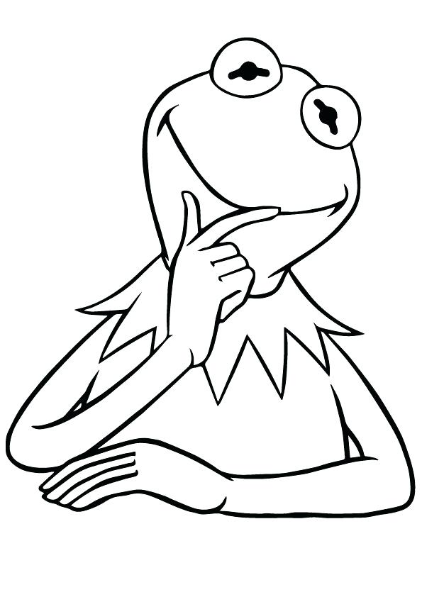 595x842 Kermit The Frog Coloring Pages To Print Printable Book Page S