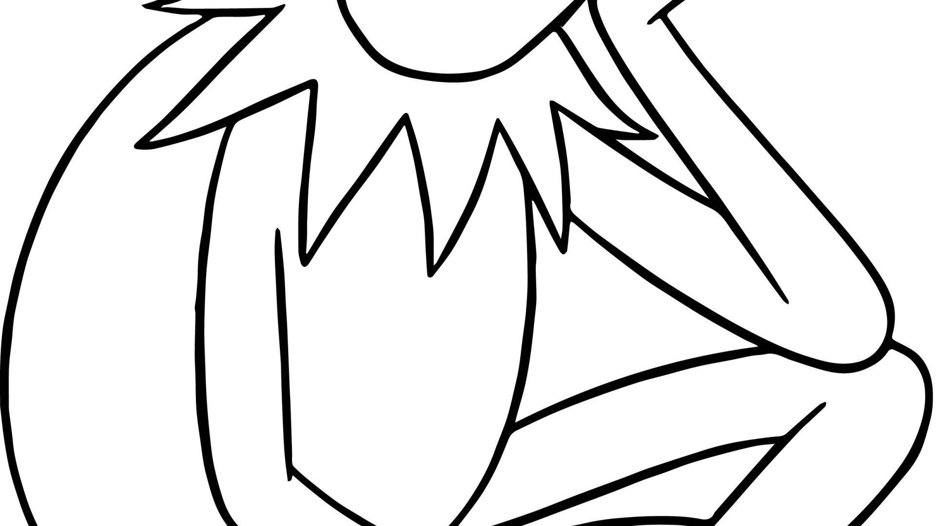 1920x1080 Kermit Coloring Page