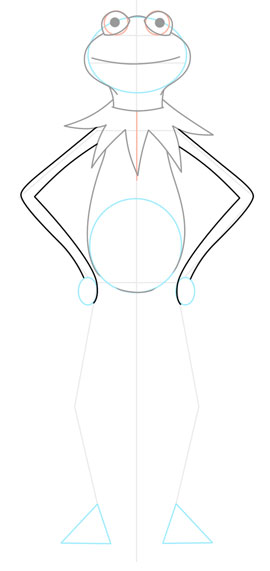 270x571 Kermit The Frog Cartoon Drawing Lesson