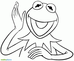 260x214 Kermit The Frog Colouring Pages The Muppet Show