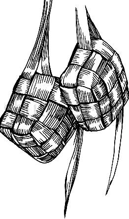 Ketupat Drawing at GetDrawings.com | Free for personal use Ketupat