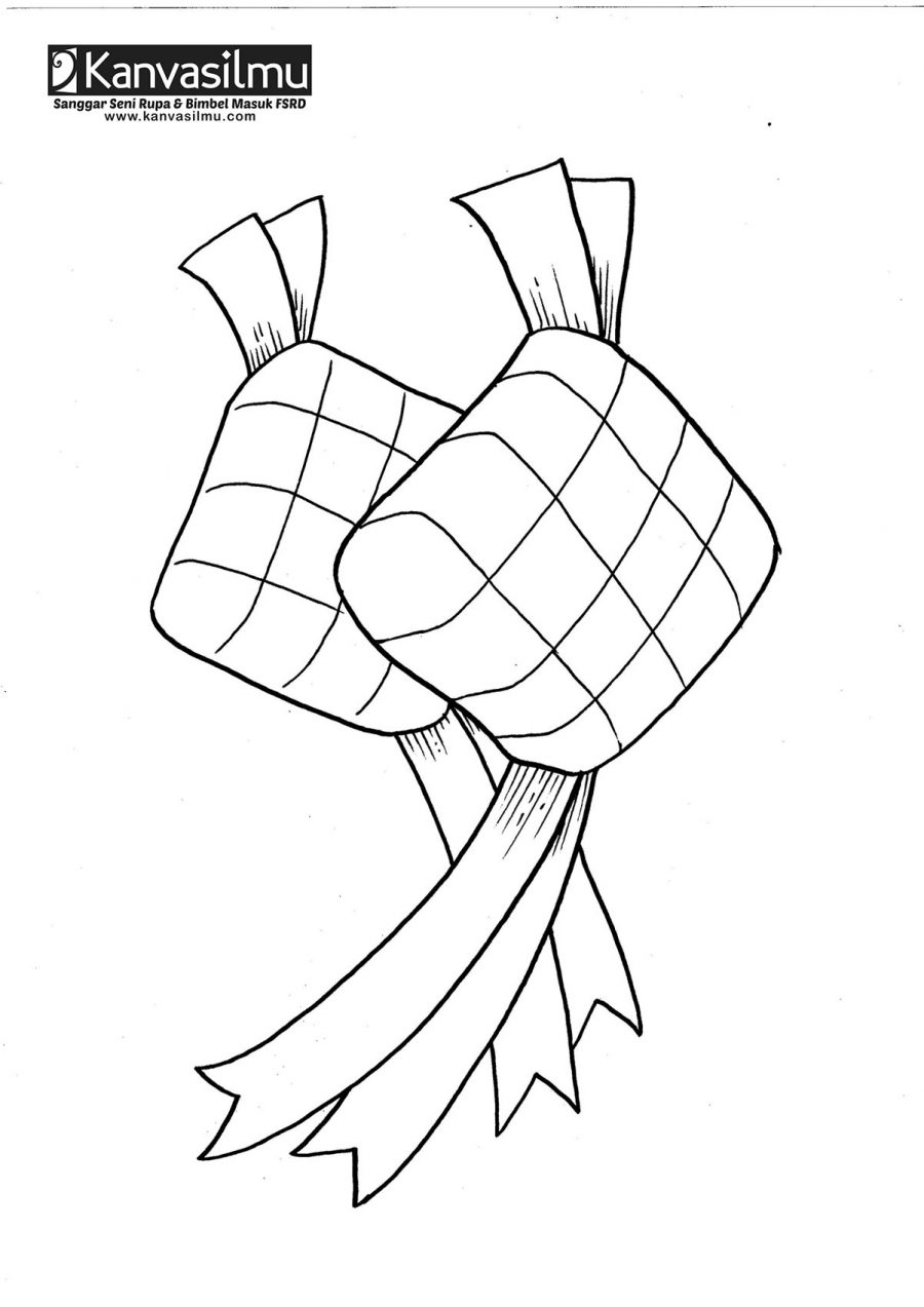Ketupat Drawing at GetDrawings com Free for personal use 