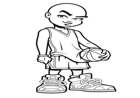 476x333 Basketball Michael Jordan Coloring Pages