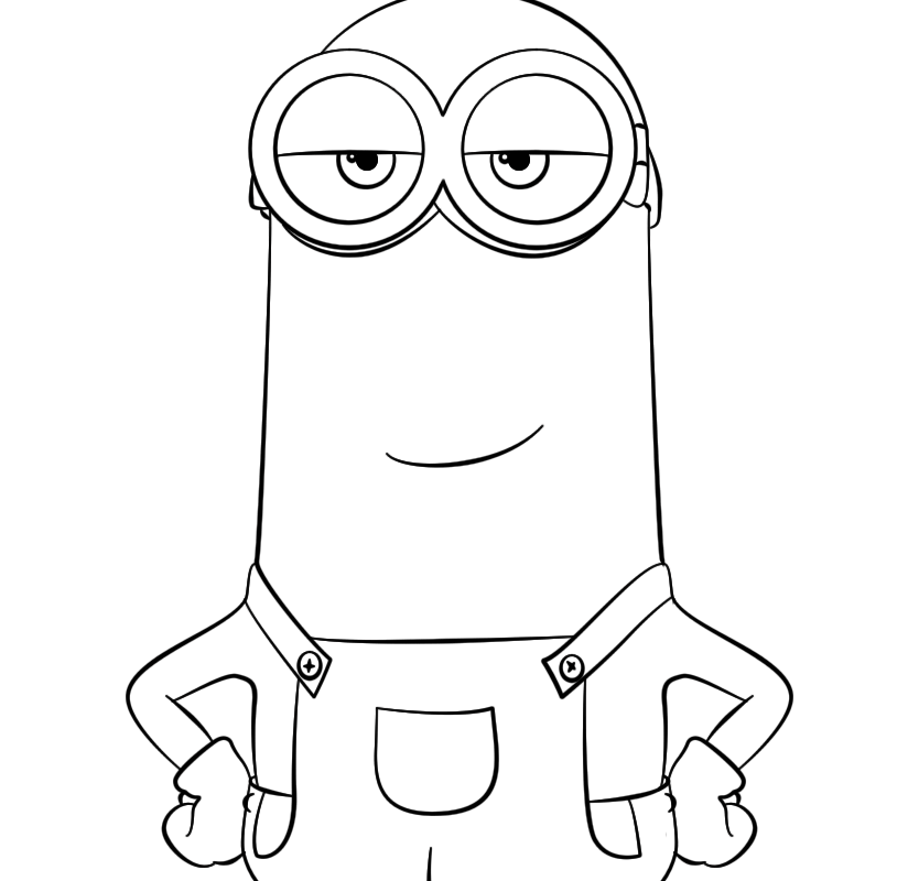 Kevin The Minion Drawing at GetDrawings | Free download