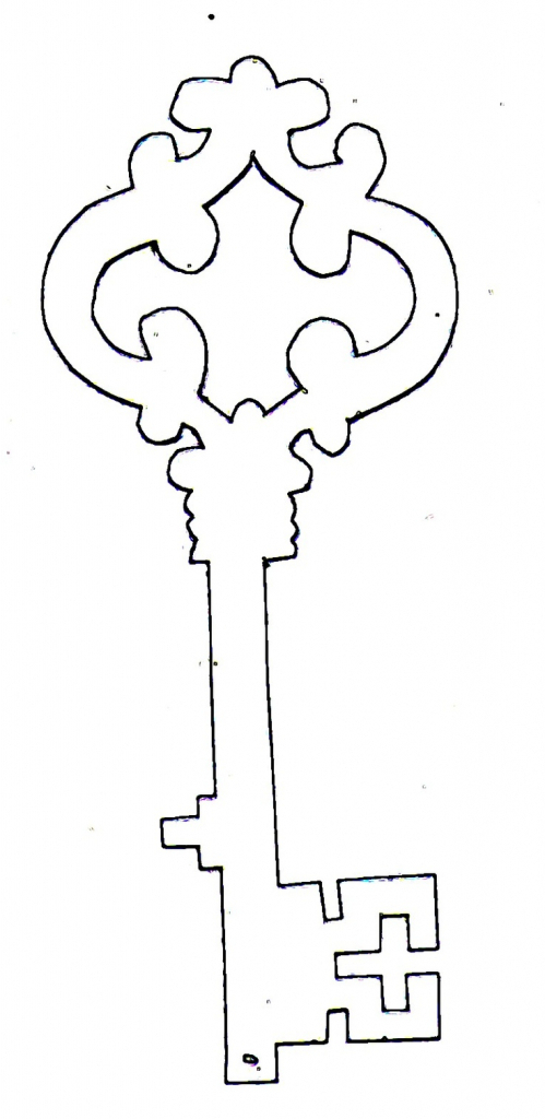 499x1024 Skeleton Key Drawing