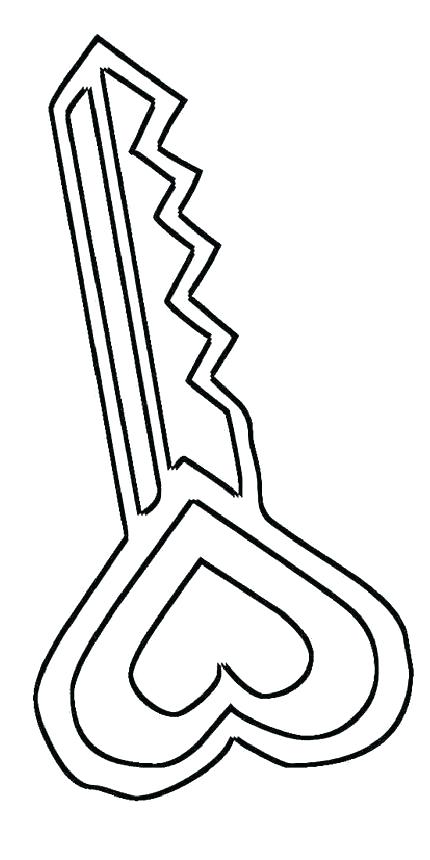 430x860 Key Coloring Page New Key Coloring Page For Your Line Drawings