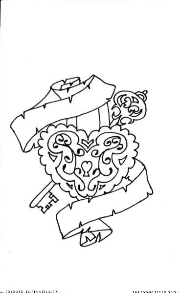 368x600 Fancy Key And Lock