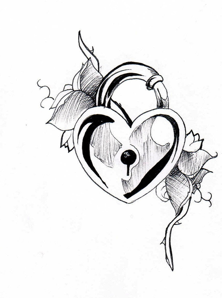 Key Tattoo Drawing at GetDrawings | Free download