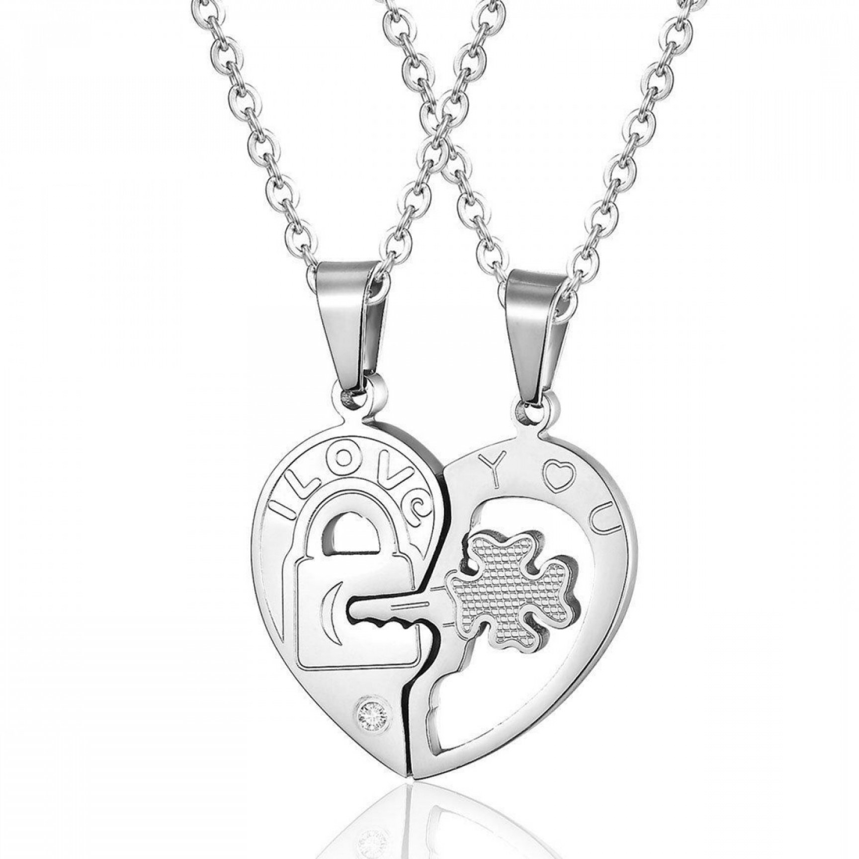 1728x1728 Key To My Heart Necklace For Couples Set Boyfriend And Girlfriend