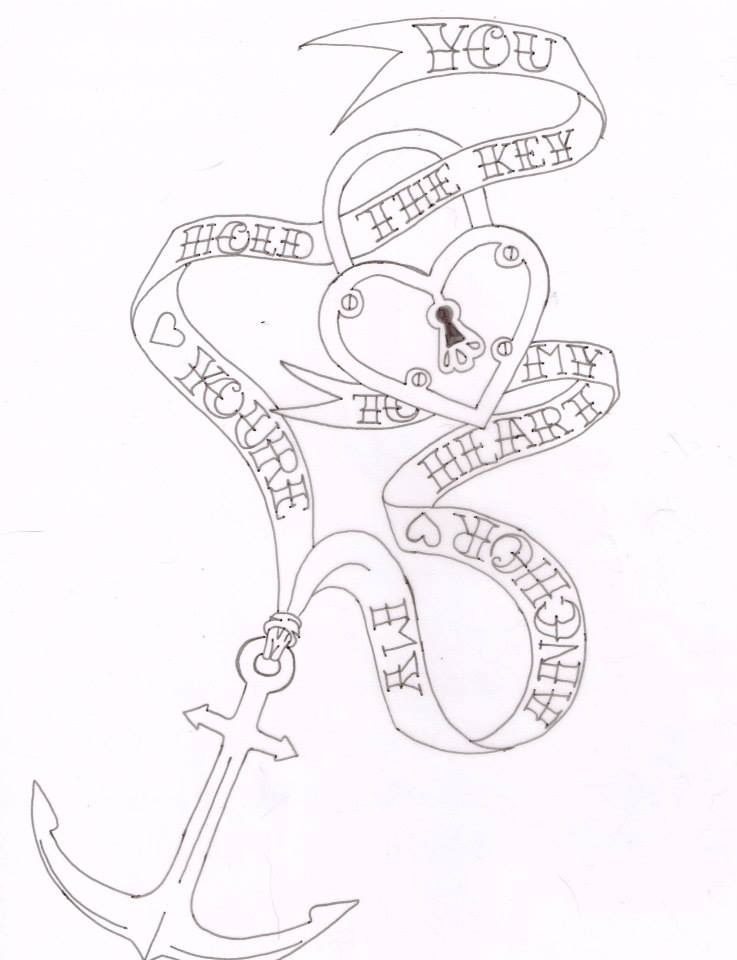 737x960 You Hold The Key To My Heart, You Are My Anchor Teddynumnums