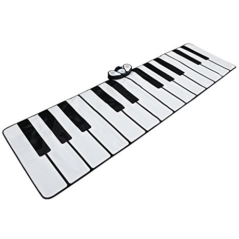 466x466 Costway Piano Keyboard Playmat Giantic Party Dance Musical Music