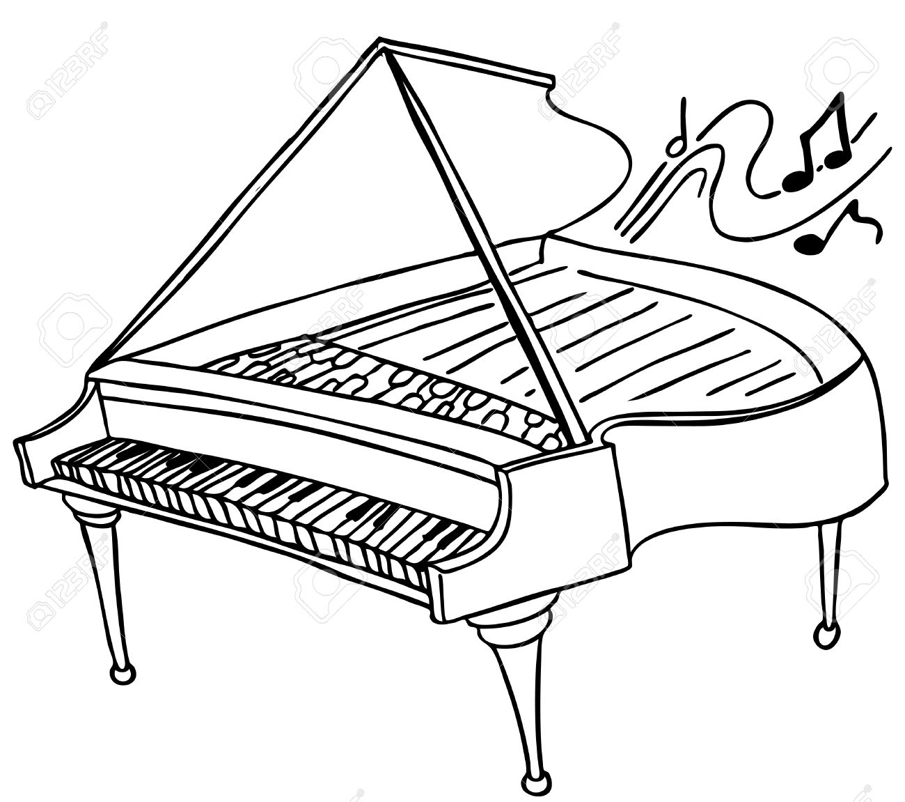 1300x1151 Piano Royalty Free Cliparts, Vectors, And Stock Illustration