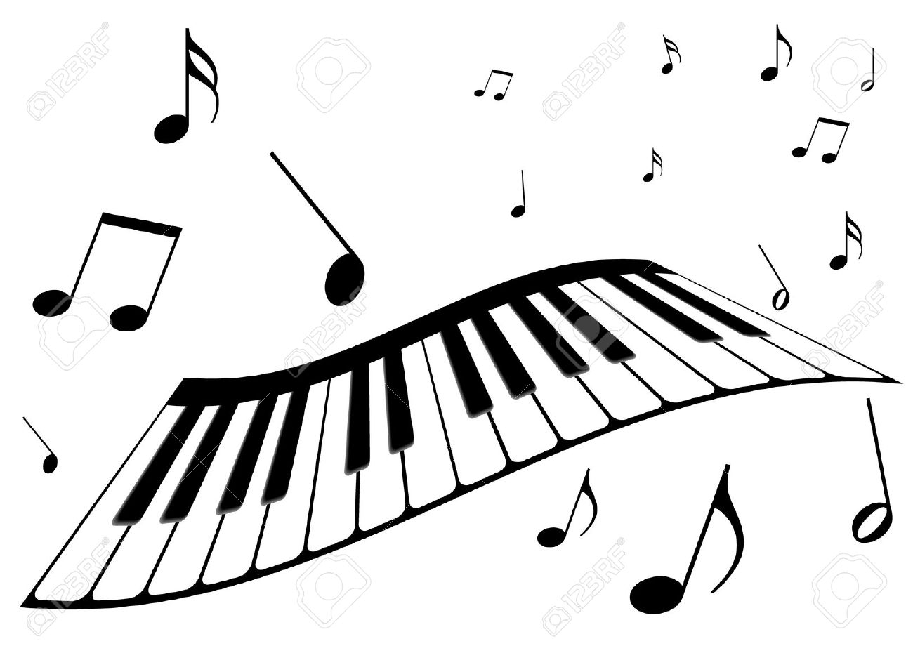 1300x920 Keyboard Clipart Music