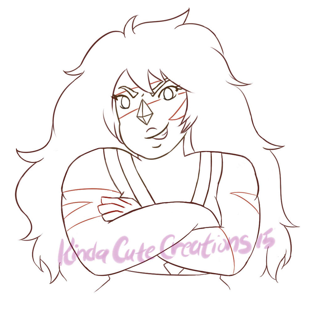 1024x993 Jasper Lineart For Sticker And Keychain Design By Purpleraingirl