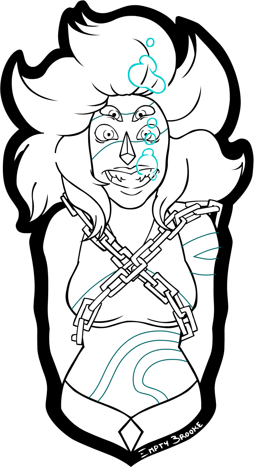 1024x1889 Malachite (No Colour) [Keychain] By Empty Brooke