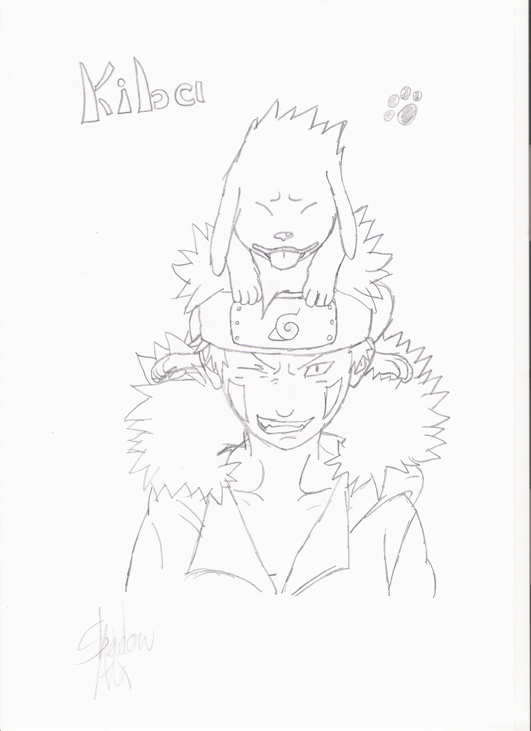 1700x2338 Kiba Drawing Pencil By Ghostofshadowalx