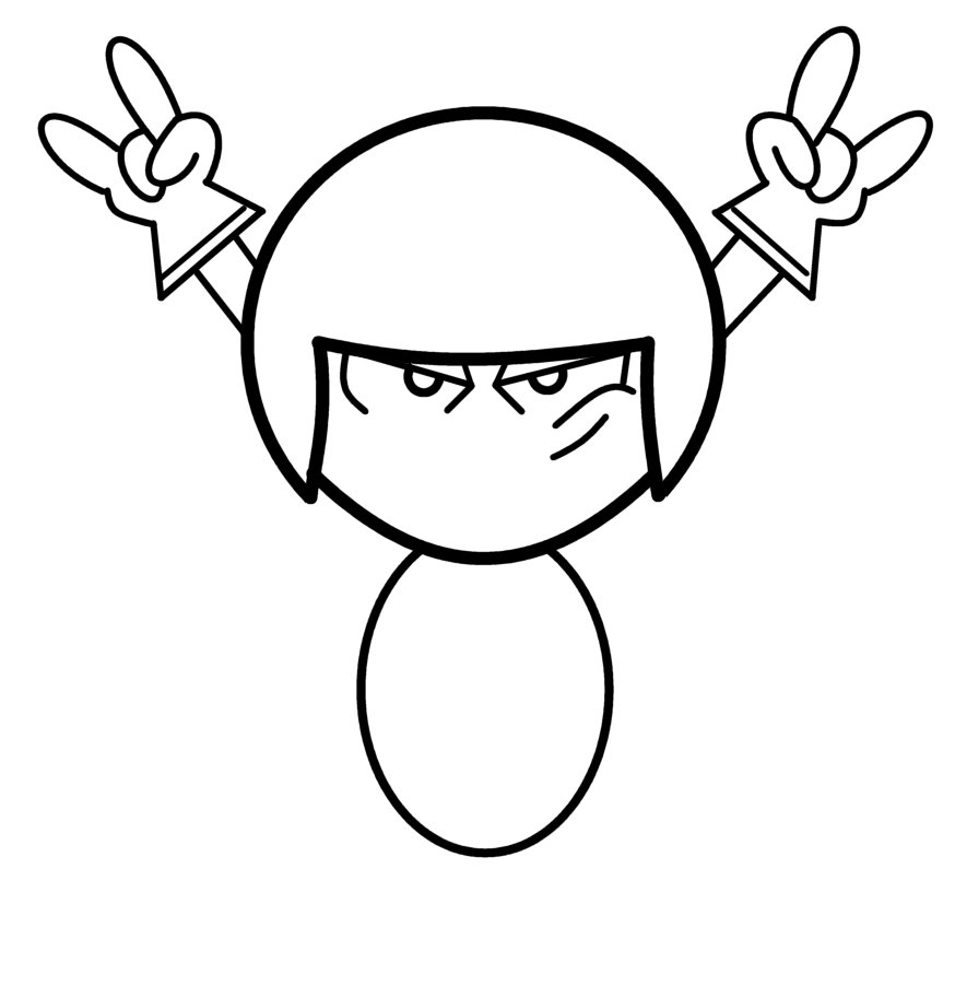 874x902 How To Draw Cartoons Kick Buttowski