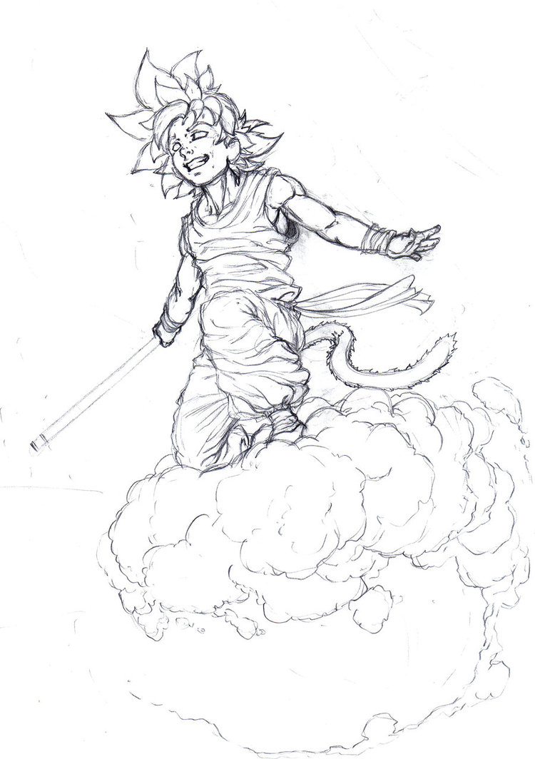 750x1064 Kid Goku By Obi1knobi