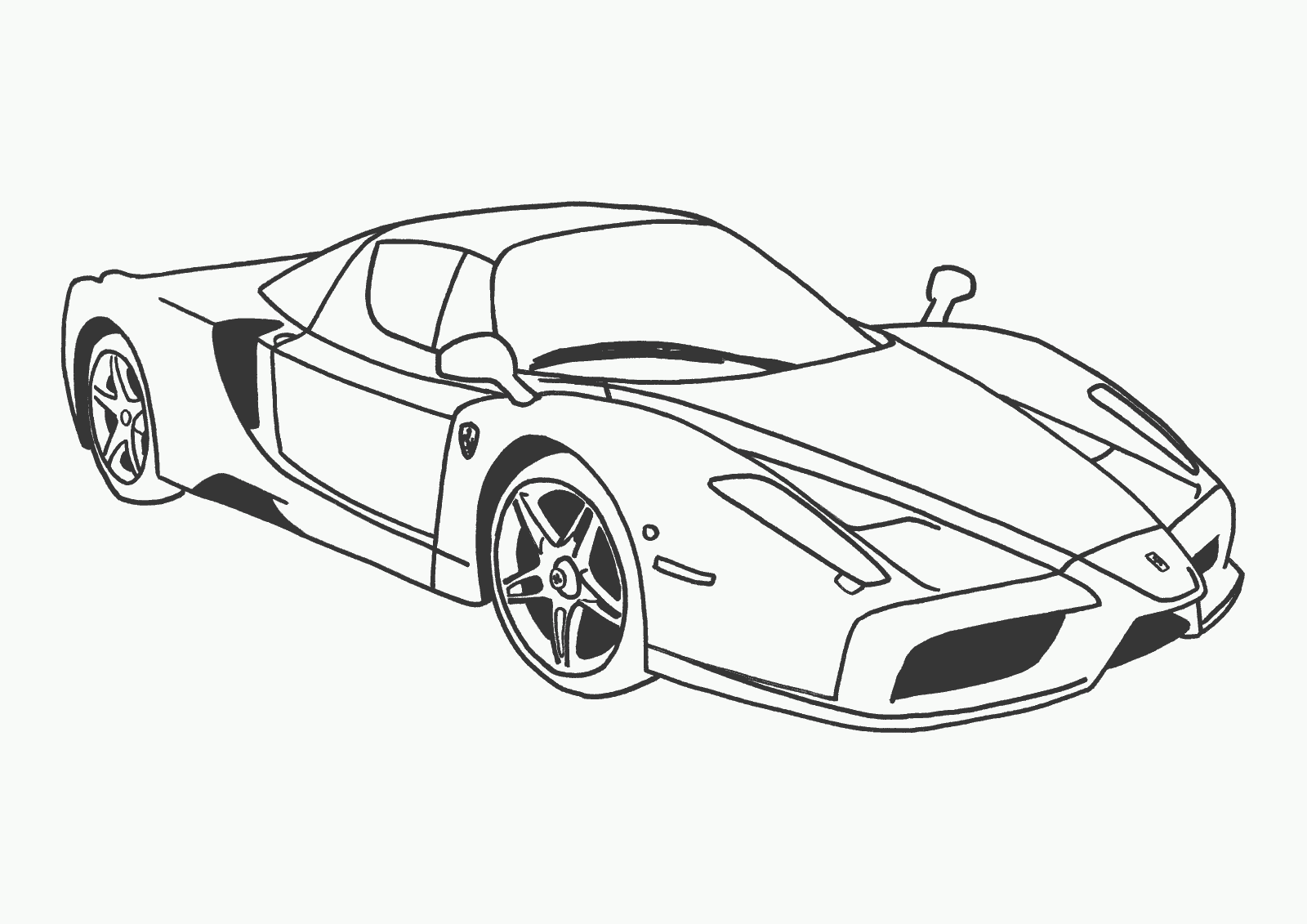 1600x1131 Colour Drawing Free Hd Wallpapers Car For Kid Coloring Page Free