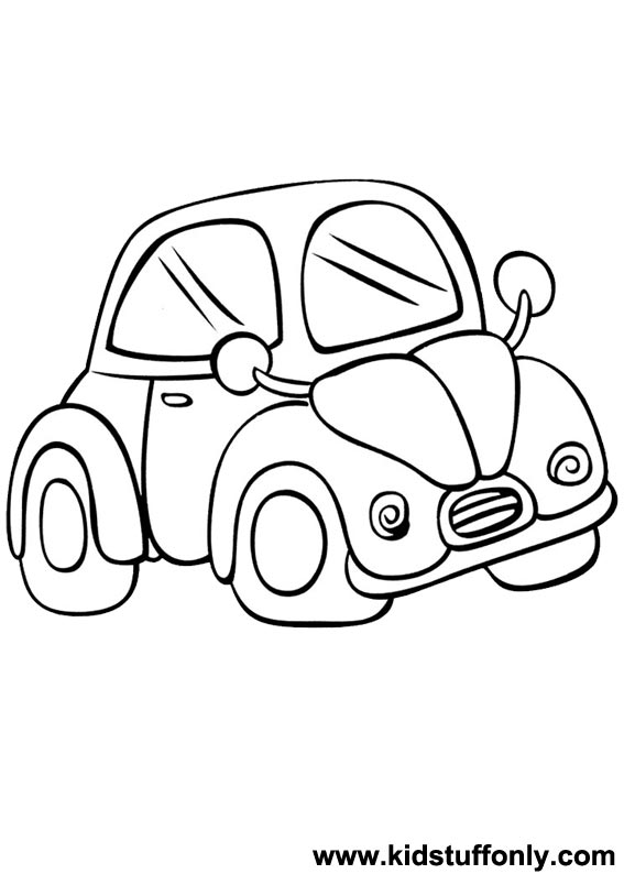 567x794 Car Coloring Pages