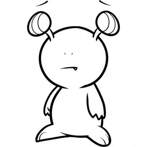 302x302 How To Draw How To Draw A Monster For Kids