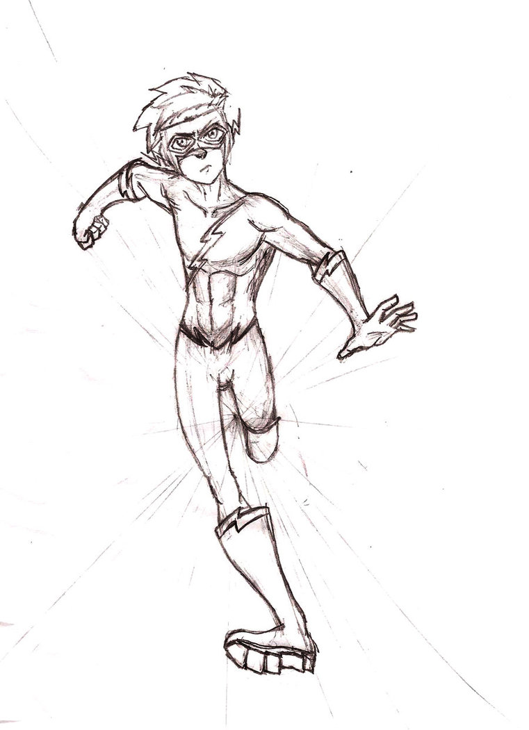 761x1051 Kid Flash By Brendan Mudk